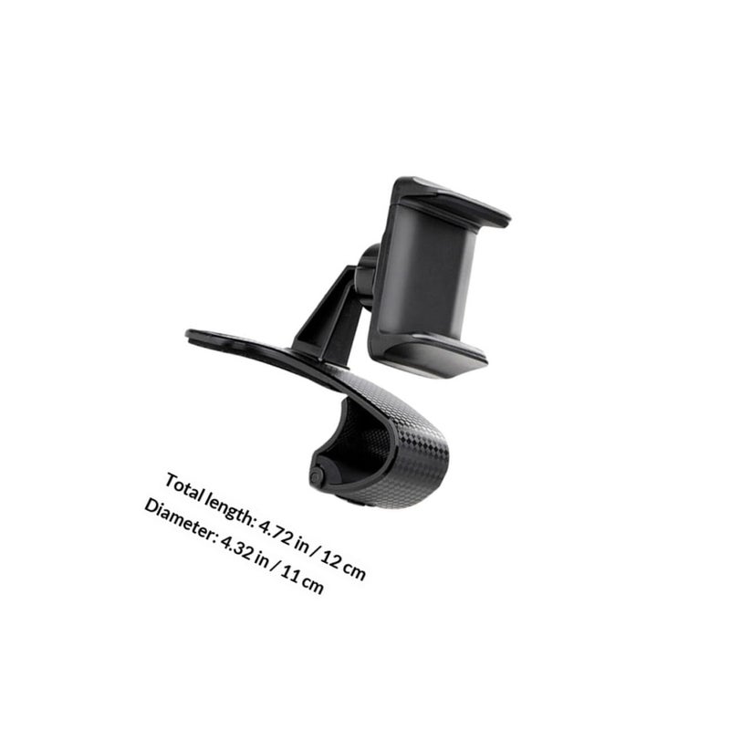 Universal Car Phone Mount Dashboard Holder with Parking Card Slot for Navigation - Image 3