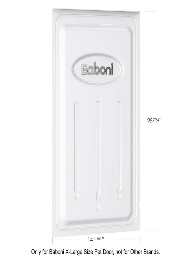 Baboni Metal Closing Panel Pet Door Cover (X-Large) - Only for Baboni X-Large Pet Door - Image 2