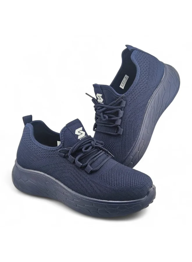 Stone Lightweight Knitted Sneakers
