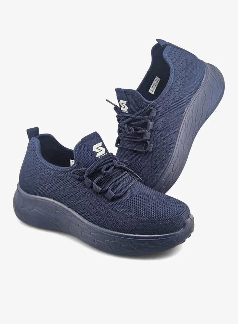 Stone Lightweight Knitted Sneakers