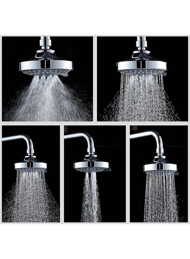 إيروريكس رأس دش عالي الضغط لرش الأمطار مكون من 4 قطع - Image 3