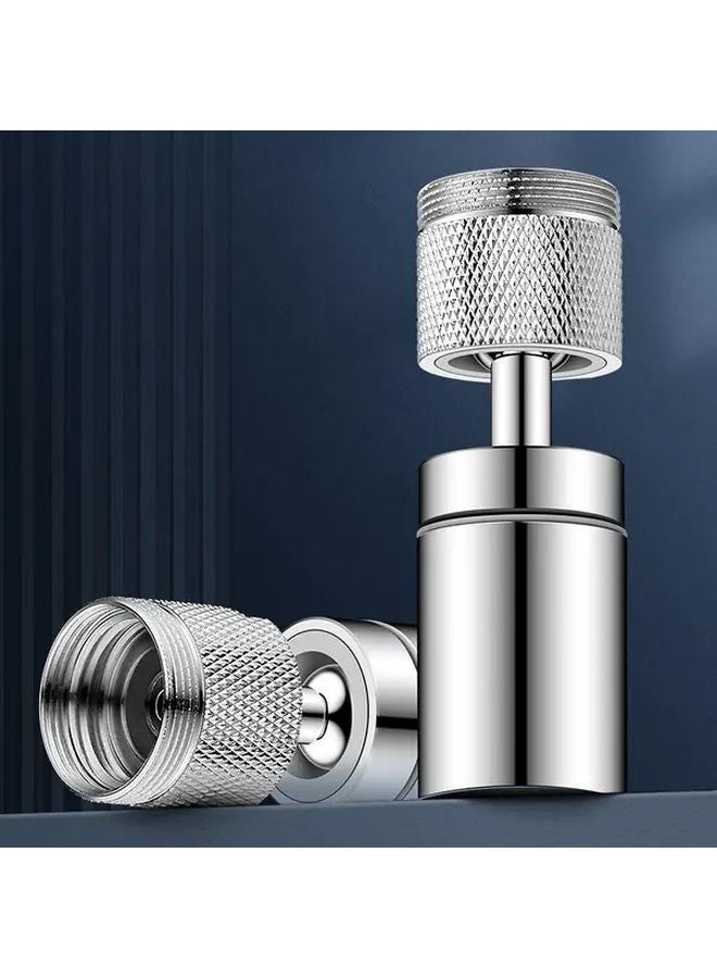 1pc Rotating Extension Faucet Elbow Anti Splash Copper Alloy Plastic Spray Control Kitchen Sink - Image 2