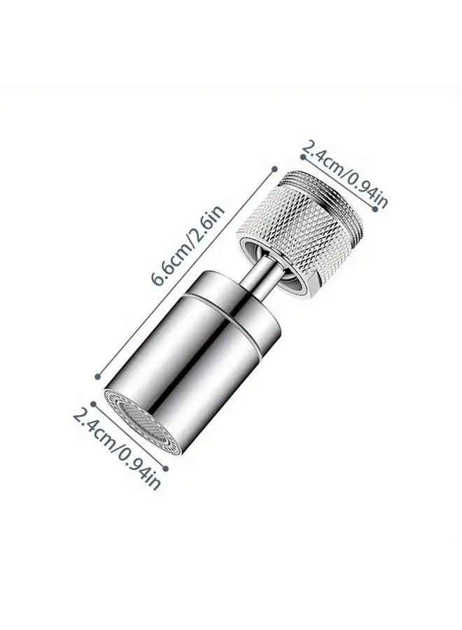 1pc Rotating Extension Faucet Elbow Anti Splash Copper Alloy Plastic Spray Control Kitchen Sink - Image 4