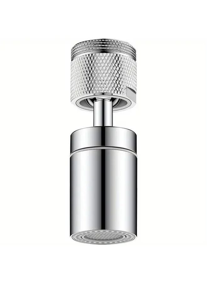 1pc Rotating Extension Faucet Elbow Anti Splash Copper Alloy Plastic Spray Control Kitchen Sink - Image 1