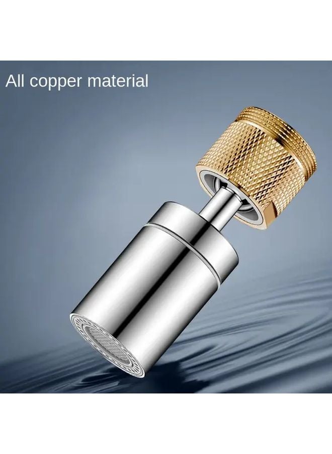 1pc Rotating Extension Faucet Elbow Anti Splash Copper Alloy Plastic Spray Control Kitchen Sink - Image 3