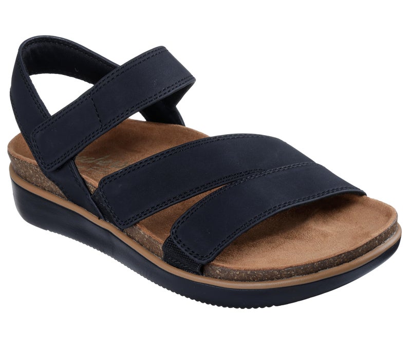 SKECHERS صندل Skechers النسائي LIFTED COMFORT بارتفاع مريح، أسود 7 M - Image 3