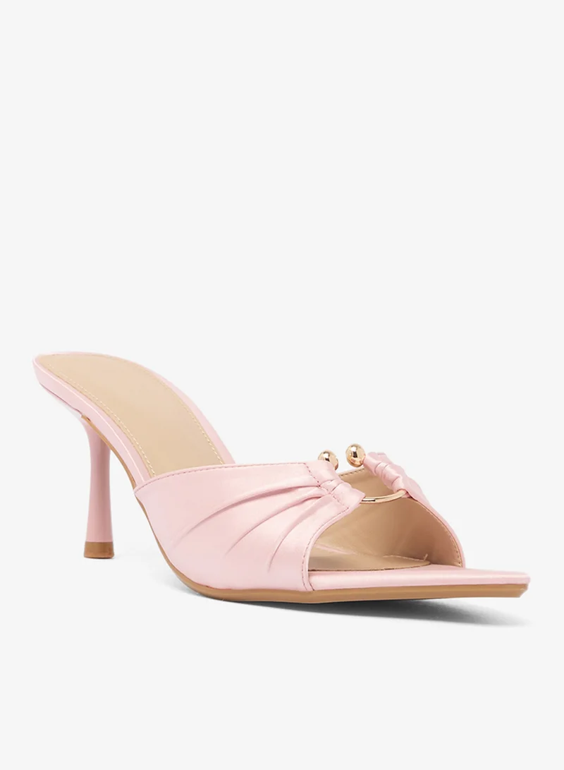 Ella Limited Edition Satin Mid Heel Sandals