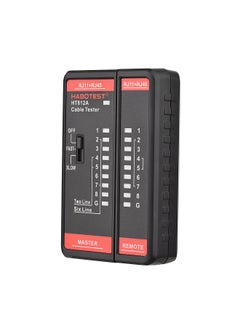 HT812A Network Cable Tester Wire Tracker Telephone Line Test Meter Telephone & Network Line Finder Multifunctional RJ11 RJ45 Tester 2P/4P/6P/8P Cable Recognize Meter