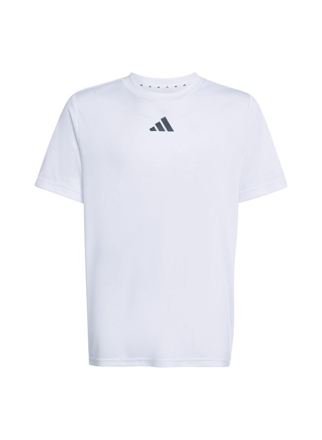 Adidas J Tr-Es 3S Set White Training Suits For Junior 5-6Y - Image 2