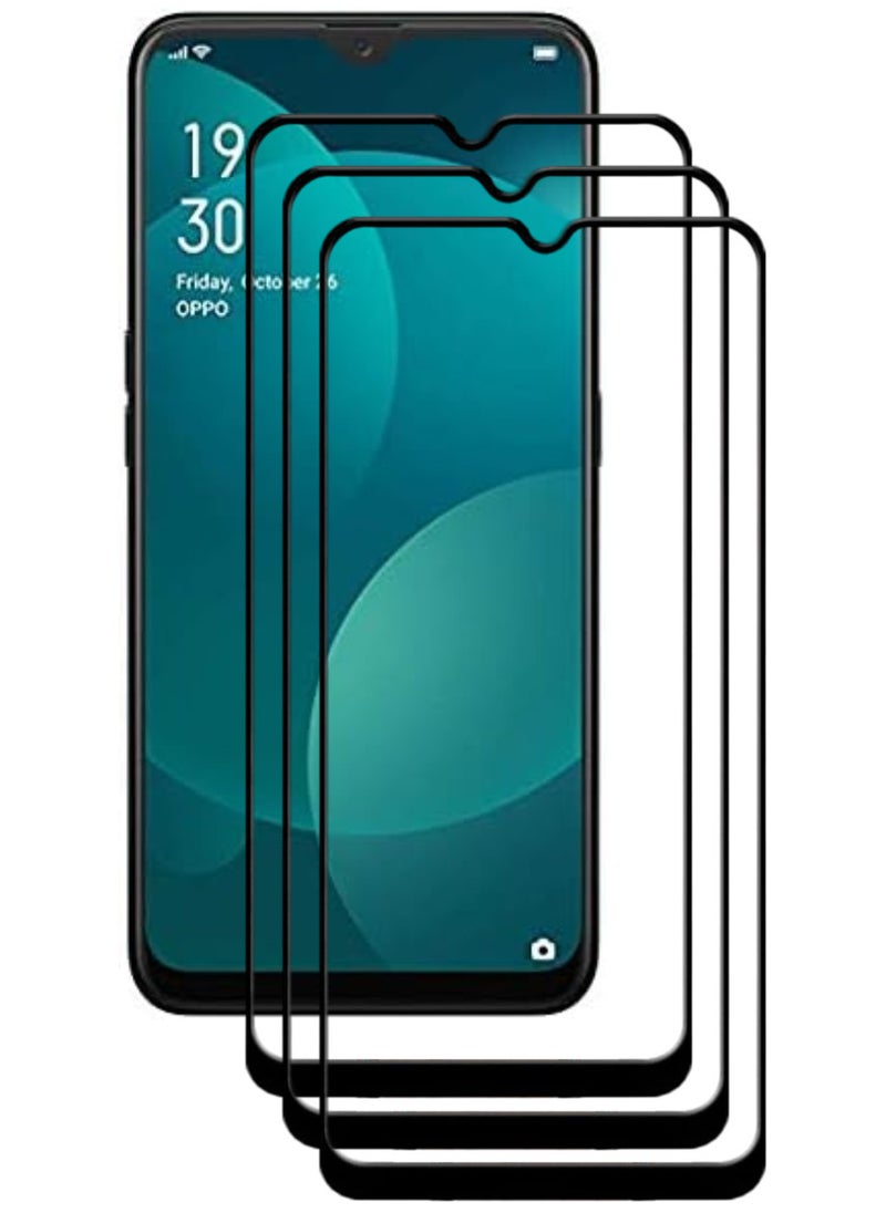 ACLIX 3 Pieces Antistatic ESD Dustproof Premium Quality High Definition Tempered Glass Screen Protector Designed For Oppo F11 - Image 1