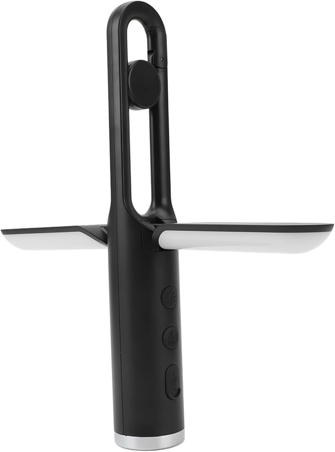 Black Folding Camping Lantern LED Flashlight 1500 Lumen Portable with 1200mAh Battery for Tent Hiking Outdoor - Image 5