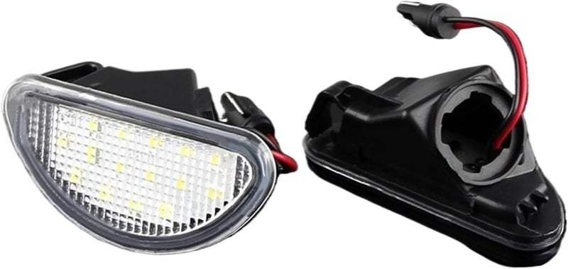 QASULER 2pcs LED License Plate Light for Toyota Aygo MK I - Image 1