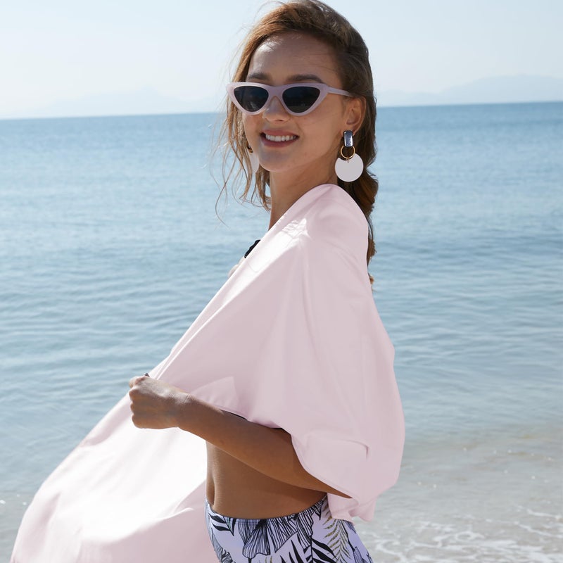 Rainleaf Microfiber Towel Perfect Travel & Gym & Camping Towel. Quick Dry - Super Absorbent - Ultra Compact - Lightweight. Suitable for Trip, Beach, Shower, Backpacking, Pool - Image 4