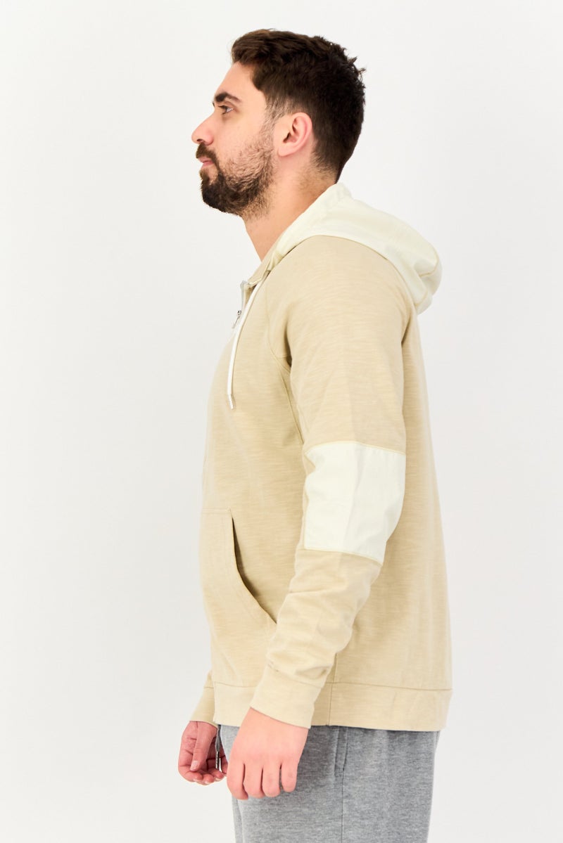 Nike Men Sportswear Fit Long Sleeve Outdoor Hooded Jacket, Light Brown - Image 2