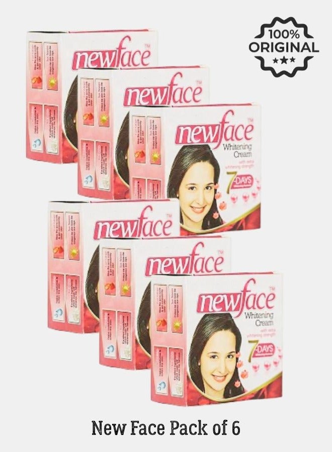 New Face Whitening Cream Pack of 6 - Image 1
