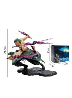 Anime One Piece Roronoa Zoro Action Figure, Anime Figure Sauron Three Swords Style Statue Figure, Anime Realistic Model Ornament, Super Collectible Model Statue Anime Figure Toy 21cm - pzsku/ZF0BFDF47FAB9C2C56F50Z/45/_/1725676732/a671485a-bd98-41c8-adc6-a5de637a07ec