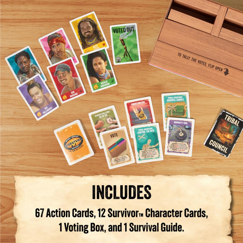 Exploding Kittens Survivor: The Tribe Has Spoken 3-6 Players - Ages 8+ - 30 Minutes to Play - Official Card Game for Survivor Fans - Family Game Night, Card Game - Image 3