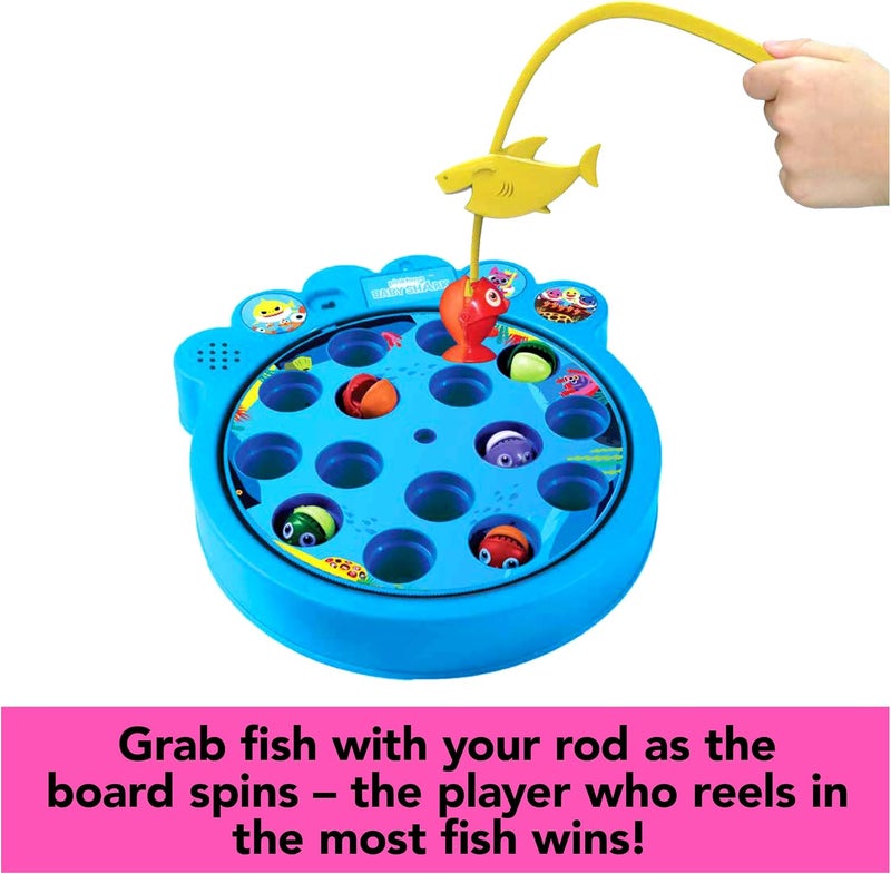 Spin Master Games Pinkfong Baby Shark Let's Go Hunt Musical Fishing Game for Kids Ages 4+ - Image 4