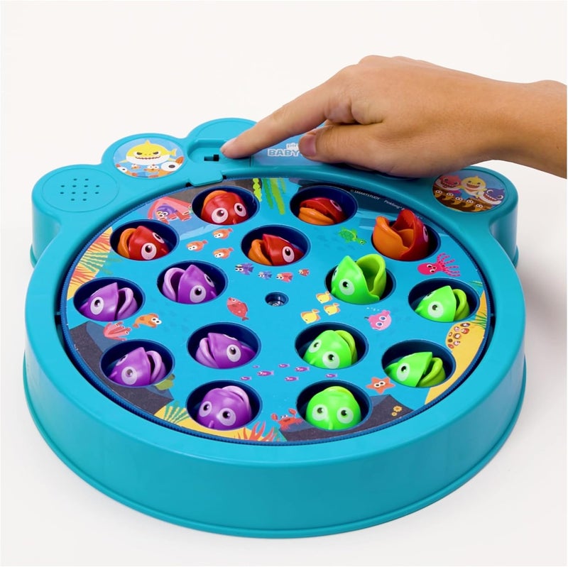 Spin Master Games Pinkfong Baby Shark Let's Go Hunt Musical Fishing Game for Kids Ages 4+ - Image 5