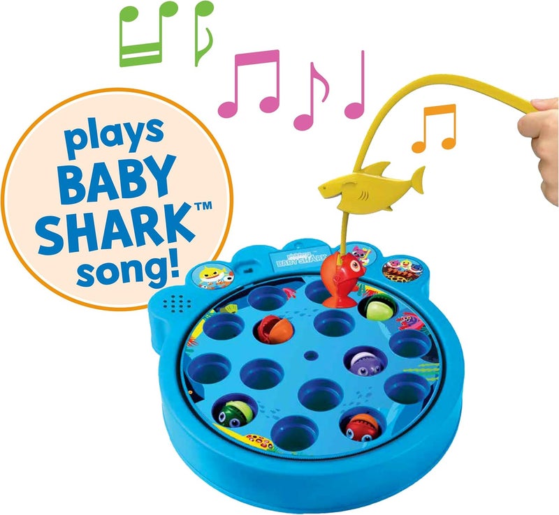 Spin Master Games Pinkfong Baby Shark Let's Go Hunt Musical Fishing Game for Kids Ages 4+ - Image 3