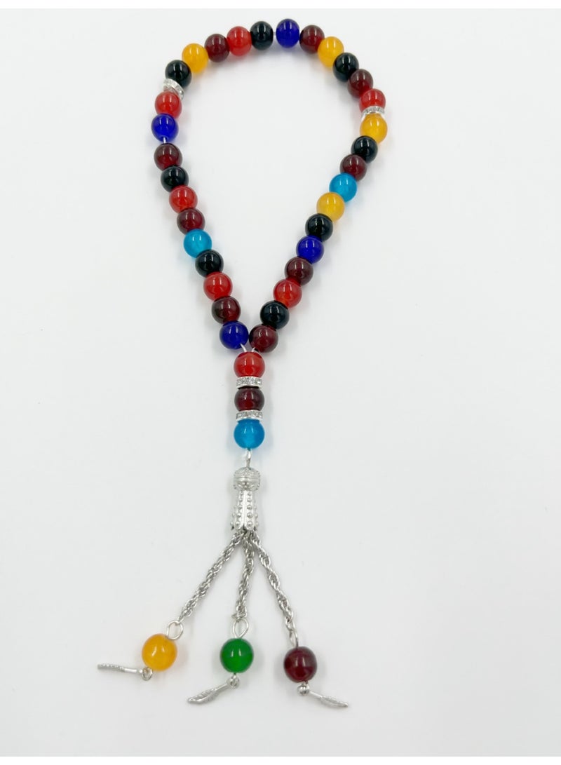 NIBEMINENT 33 Muslim Prayer Beads Five Color/8mm