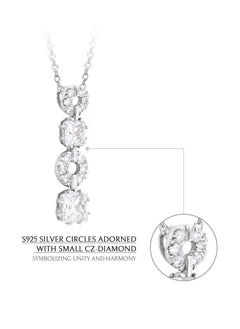 AWNL Moonlit Grace Necklace for Women with S925 Sterling Silver and CZ Diamond Gift for Women Wife Girlfriend  - Image 5