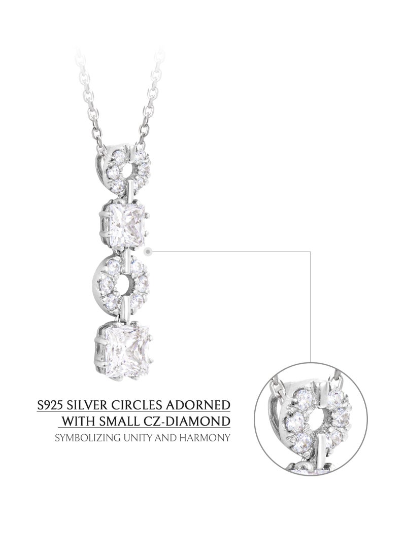 AWNL Moonlit Grace Necklace for Women with S925 Sterling Silver and CZ Diamond Gift for Women Wife Girlfriend  - Image 5