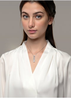 AWNL Moonlit Grace Necklace for Women with S925 Sterling Silver and CZ Diamond Gift for Women Wife Girlfriend  - Image 2