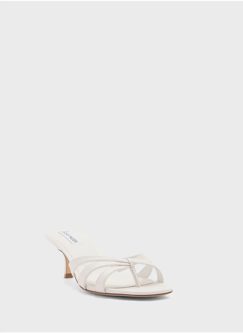 STEVE MADDEN Cary Multi Strap Mid Heel Sandals