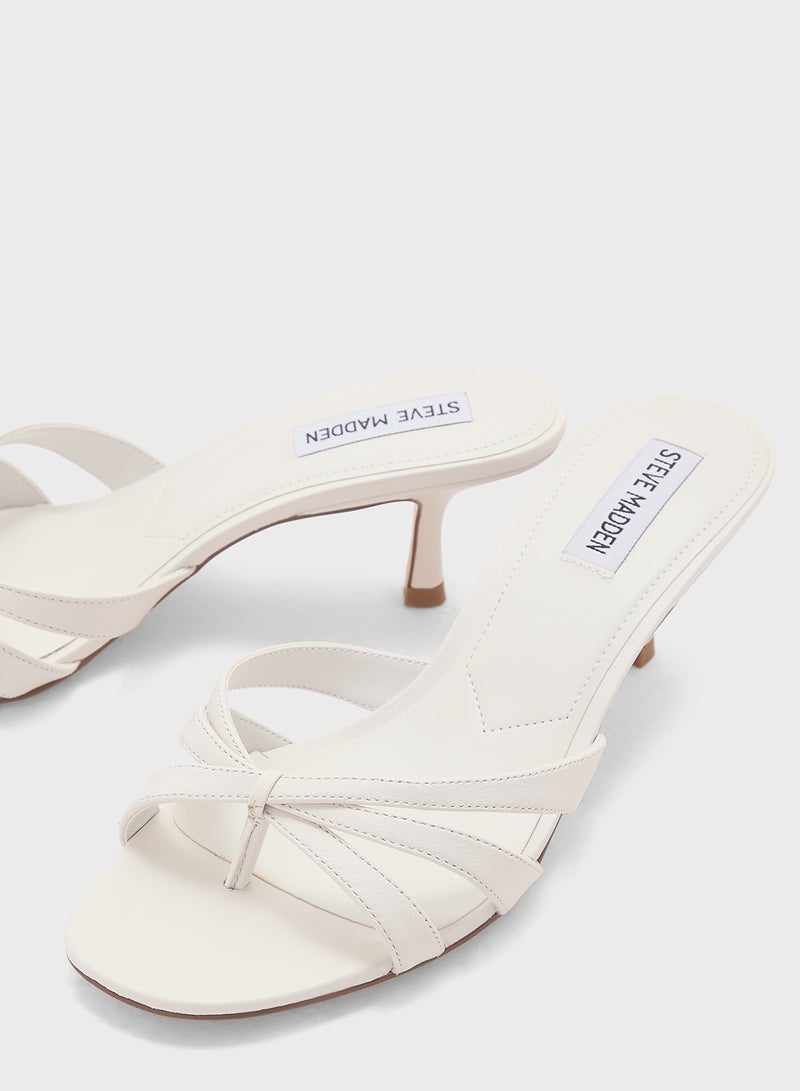 STEVE MADDEN Cary Multi Strap Mid Heel Sandals  - Image 4