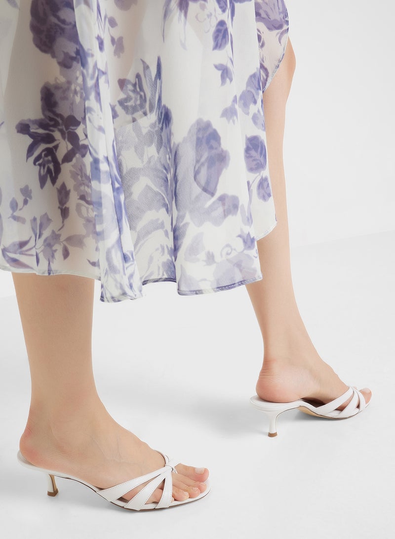 STEVE MADDEN Cary Multi Strap Mid Heel Sandals  - Image 5