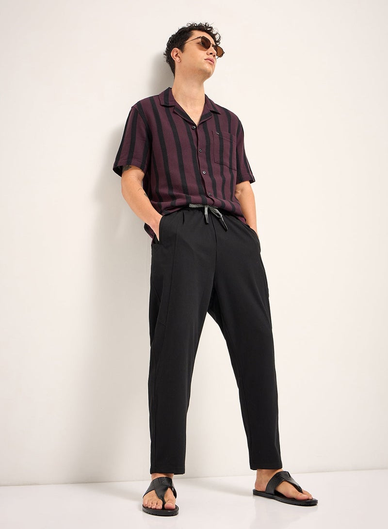 THE BEAR HOUSE Men's Cotton Shirt | Casual & Formal Short Sleeve Slim Fit | Classic Button-Down, Office & Everyday Wear, Comfortable & Breathable Fabric - Image 5