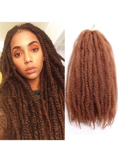 Marley Hair-18 Inch Marley Twist Hair For Twists 3 Packs Cuabn Twist Hair Marley Braiding Hair Afro Kinky Curly Crochet Hair Marley Hair For Faux Locs(18 Inch 3 Packs, 30#)