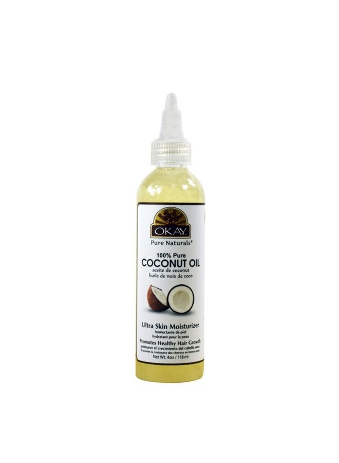 OKAY 100% COCONUT OIL for HAIR and SKIN 4oz / 125ml - Image 2