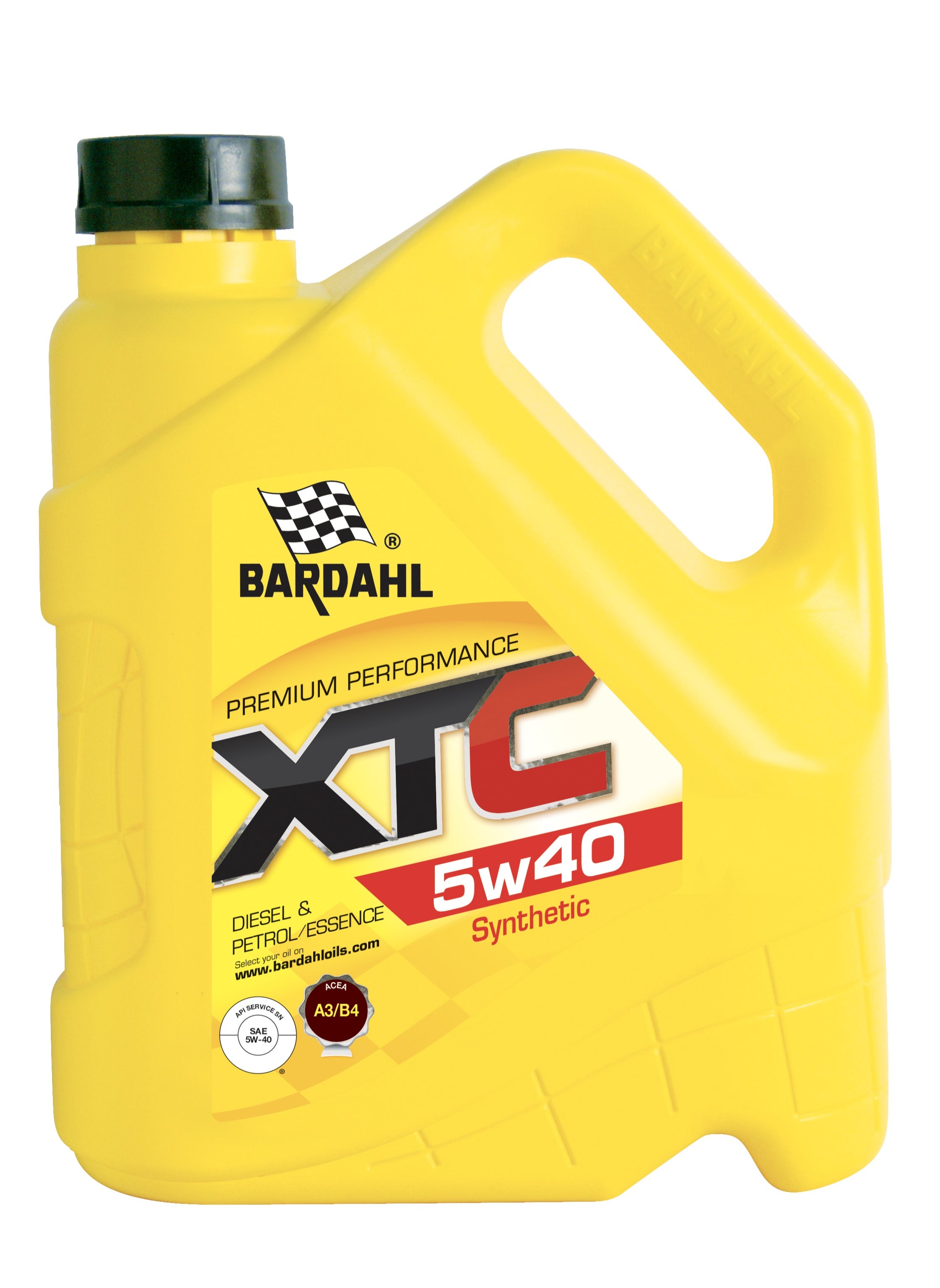 زيت المحرك XTC 5W40 الاصطناعية 4L باردال (بلجيكا) 