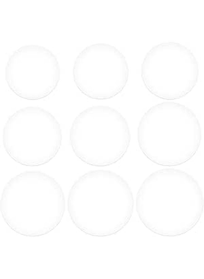 9Pcs Universal Round Tempered Glass Screen Protector 35mm 43mm For Smartwatch - Image 1