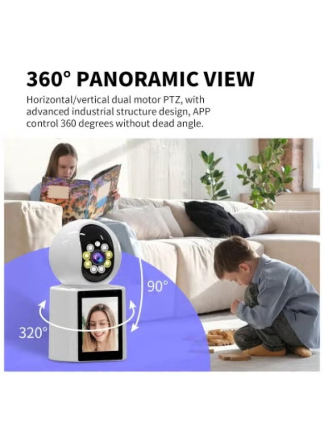 TIGER 4K HD Indoor Wi-Fi Security Camera with 360° Pan & Tilt – Smart Wireless Surveillance Cam with Motion Detection Alerts, Night Vision, Two-Way Audio & Mobile App Control – Easy Setup Home Security Camera for Baby, Pets, Office & Indoor Monitoring - Image 4