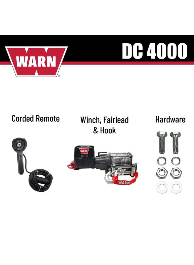 WARN 4000 DC Utility Winch, 94000 - Image 2
