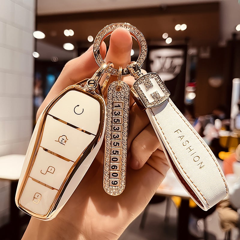 Special BYD car key set yuan Pro Qin plusdmi new energy EV dolphin d1 bag e2 buckle e3 shell women