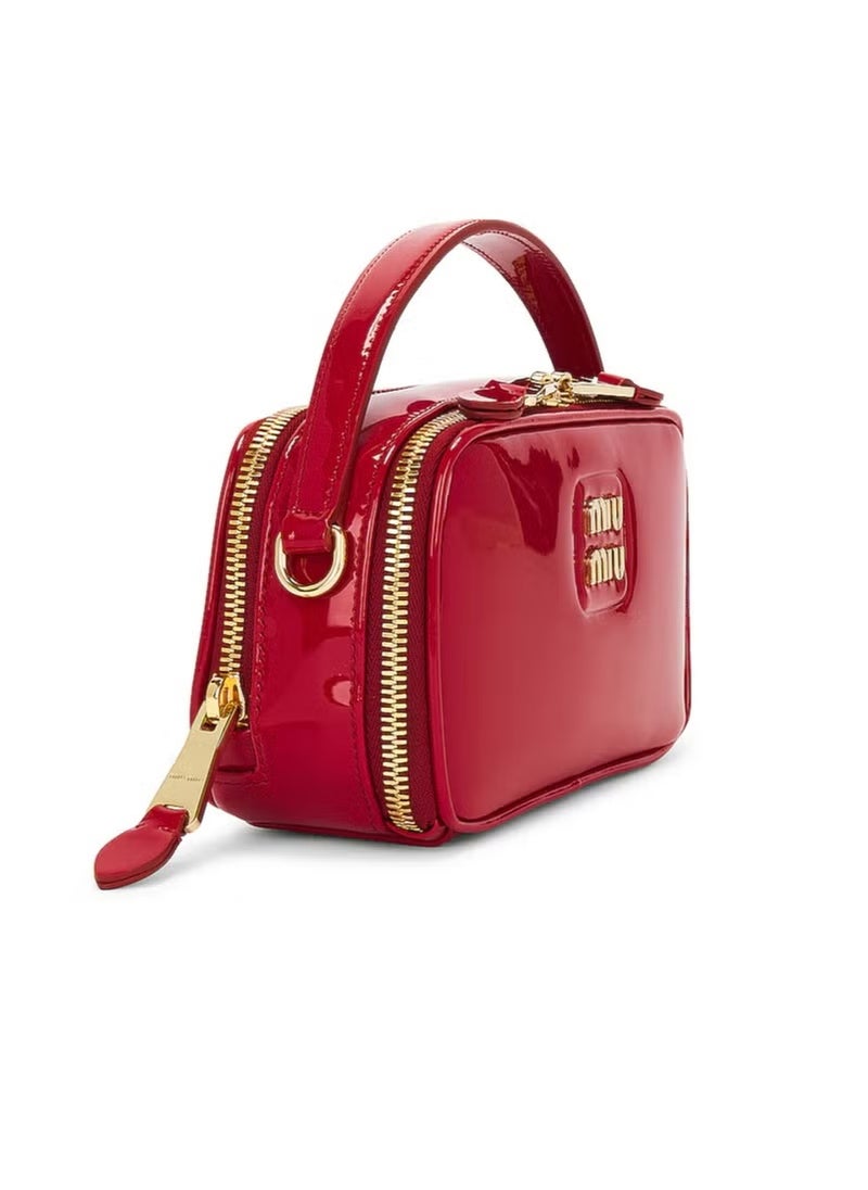 Miu Miu Leather and Patent Shoulder Bag  - Image 4