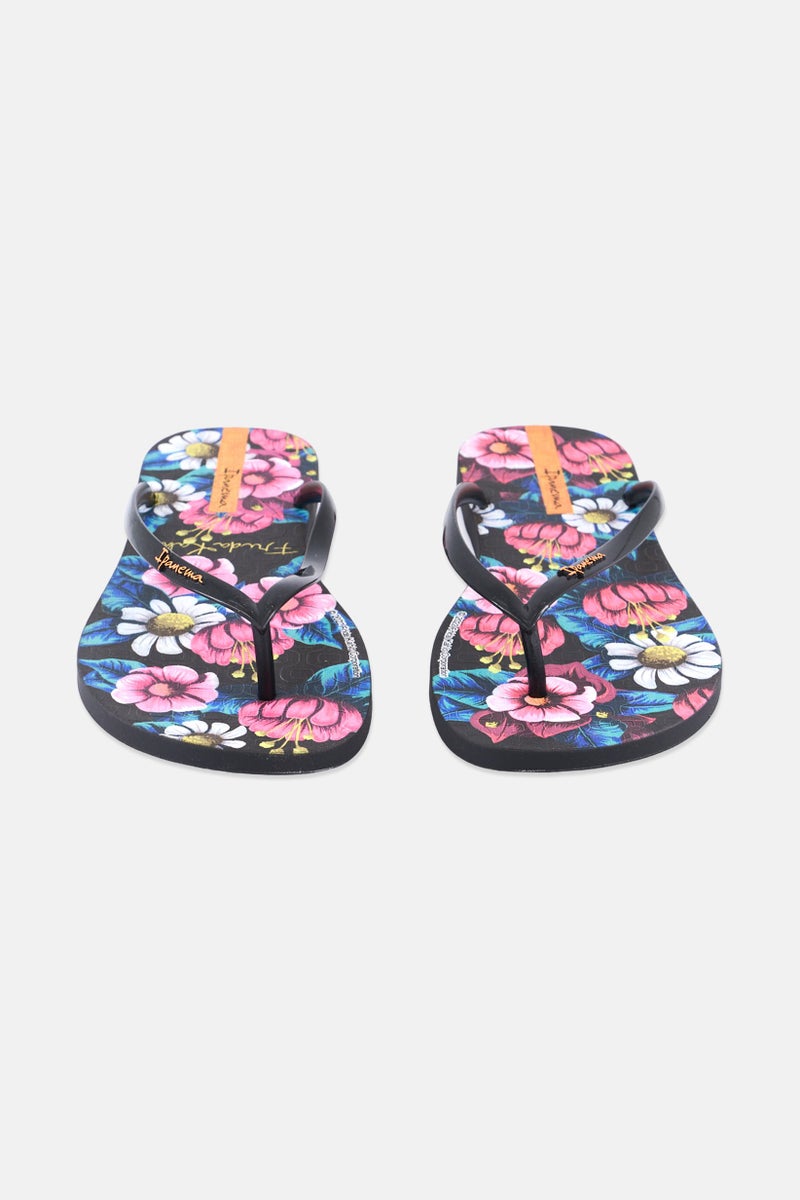 Ipanema Women Slip On Slippers, Black Combo - Image 4