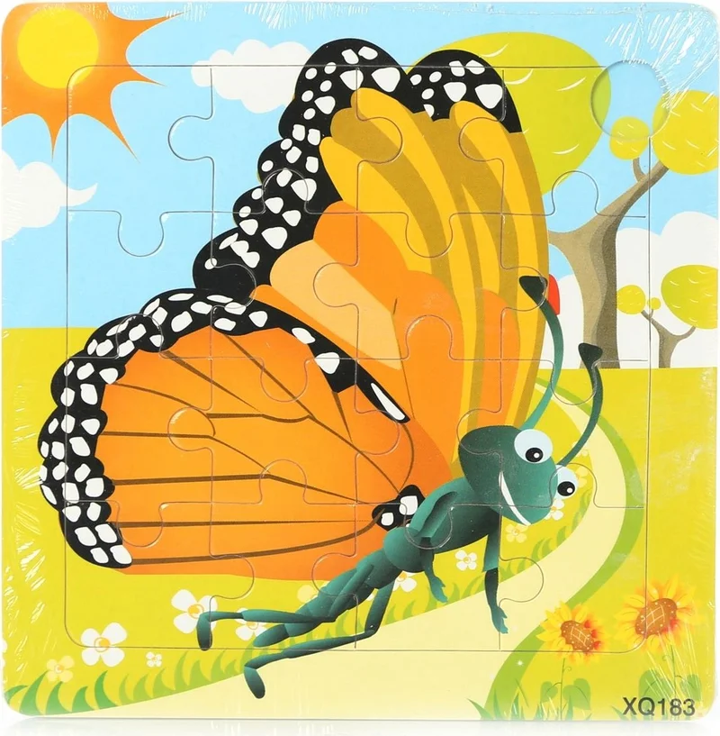 ماشو تريند 5 Piece Puzzle Set - Winged Animals Set - Children's Puzzle - Developmental Toy - 5 Pieces Puzzle