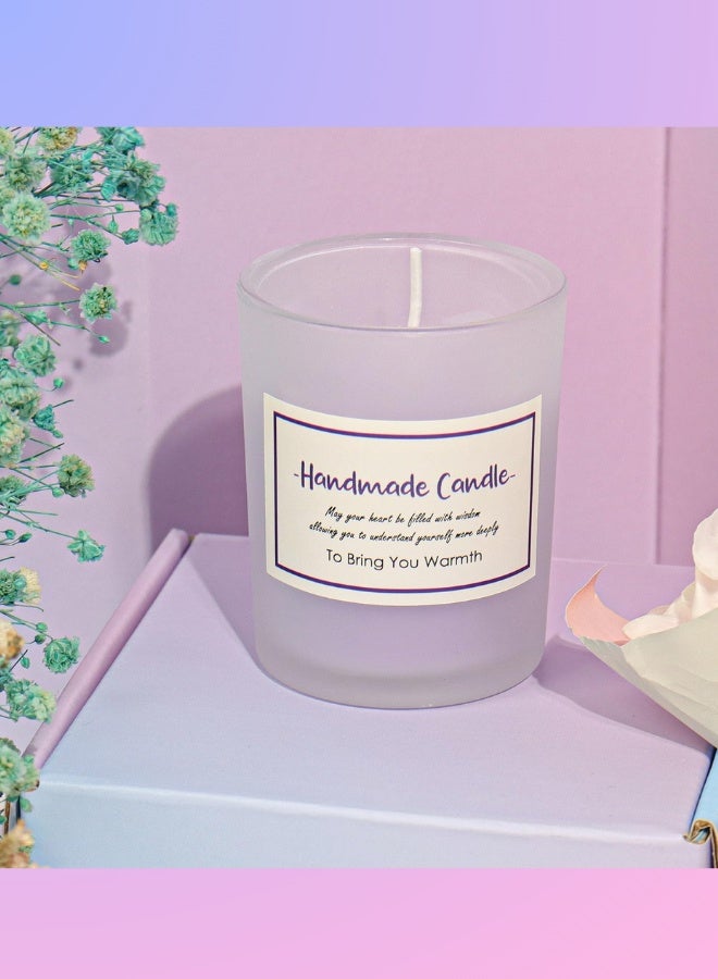 ج ت س آ ل علبة هدايا سبا فاخرة باللون البنفسجي للنساء – مجموعة عناية ذاتية من 8 قطع تشمل كوب "Not a Day Over Fabulous"، شمعة، صابون ماسي، كرة استحمام والمزيد – هدية بنفسجية أنيقة لأعياد الميلاد أو الشفاء العاجل للأم، الأخت، الصديقة أو الحبيبة - Image 3