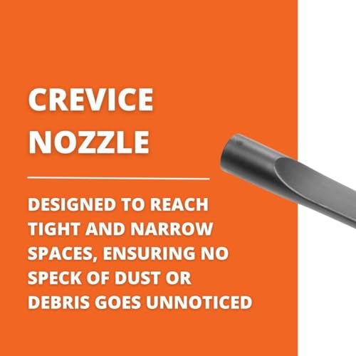 Fein Crevice Nozzle for Superior Debris Removal on Corners, Grooves and Tight Spaces - Durable and Efficient Cleaning Attachment for Turbo Wet/Dry Dust Extractors - 31345074010 - Image 2