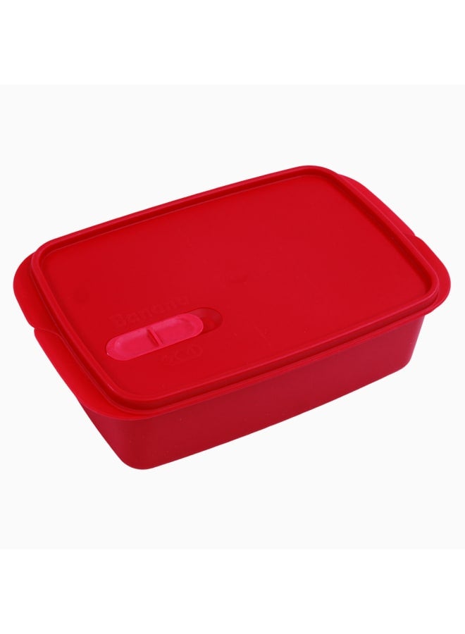 OKO Pinkish Red Plastic Lunch Box – 1.5L - Image 2