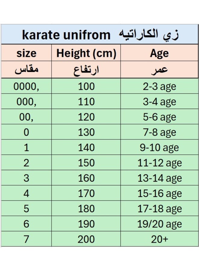 Spall Three piece Karate Suit all ages for Kids, Men and Women Lightweight Karate Uniform ,Judo, Kickboxing, Martial Arts, Karate School Academy Training and Fight - Image 5