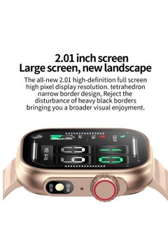 Furtey Smart Watch for Men Women 2.01"Smartwatch for Android and iOS Phones Waterproof Fitness Tracker Watch Heart Rate Monitor Pedometer Sleep Monitor  - Image 4
