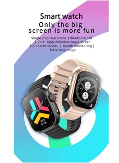 Furtey Smart Watch for Men Women 2.01"Smartwatch for Android and iOS Phones Waterproof Fitness Tracker Watch Heart Rate Monitor Pedometer Sleep Monitor  - Image 2