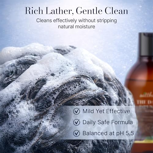 Satthwa Daily Drench - Everyday Mild Shampoo | Clinically Tested | Powered By Niacinamide | pH 5.5 | SLS & Paraben Free | All Hair Types | For Men & Women - 225ml - Image 3