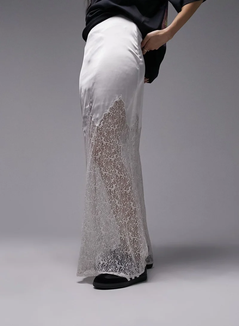 TOPSHOP High Waist Maxi Skirt